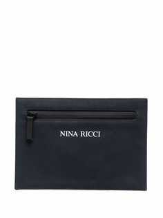 Nina Ricci клатч на молнии с логотипом
