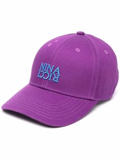 Nina Ricci кепка с вышитым логотипом