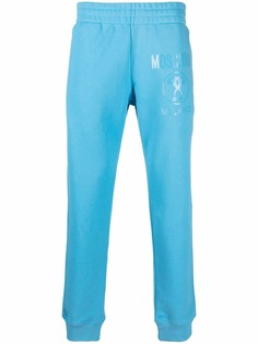 Moschino спортивные брюки из органического хлопка с логотипом