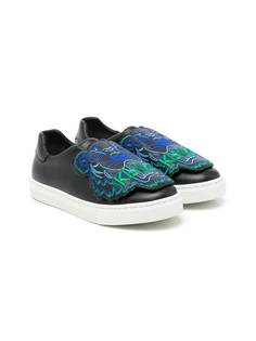 Kenzo Kids слипоны с вышивкой Tiger