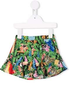 Kenzo Kids юбка мини с цветочным принтом