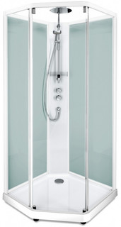 Душевая кабина 90х90х215 см IDO Showerama 10-5 Comfort 558.201.303 прозрачное