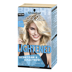got2b, Осветлитель для волос Lightened Кристальный платиновый, 122,5 мл