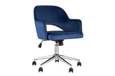 Кресло офисное Кларк Clarkson Blue Chrome Hoff