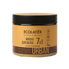 Маска для волос SOS Восстановление 7 в 1 какао & жожоба Ecolatier