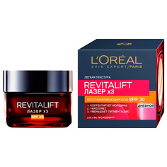 Крем для лица дневной LOREAL REVITALIFT ЛАЗЕР 3 восстанавливающий уход SPF -20 50 мл L'Oreal