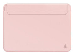 Аксессуар Чехол Wiwu для APPLE MacBook Pro 13 / Air 13 2018 Skin New Pro 2 Leather Sleeve Pink 6973218931289