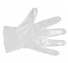 Одноразовые перчатки OptiLine PE L 100шт 27-3207