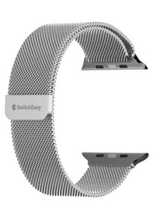 Аксессуар Ремешок SwitchEasy для APPLE Watch 38-40-41mm Mesh Silver GS-107-185-266-26