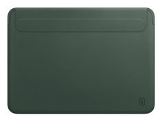 Аксессуар Чехол Wiwu для APPLE MacBook Air 13 Skin New Pro 2 Leather Sleeve Green 6973218931302