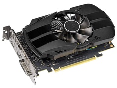 Видеокарта ASUS GeForce GTX 1650 1485Mhz PCI-E 3.0 4096Mb 8002Mhz 128 bit DVI DP HDMI PH-GTX1650-O4G Выгодный набор + серт. 200Р!!!