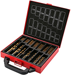 Набор сверл по дереву Deko 99 предметов в кейсе DS99 золотистый ДЕКО