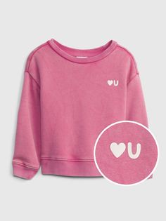 Свитшот с круглым вырезом GAP