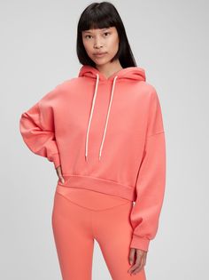 Худи укороченное в винтажном стиле GAP