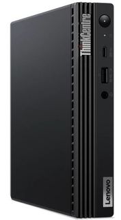 Компьютер Lenovo ThinkCentre Tiny M70q-2 slim 11MY003LRU i3 10105T/4GB/256GB SSD/WiFi/BT/клавиатура/мышь/noOS/черный