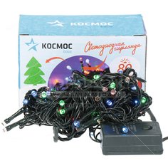 Гирлянда Космос KOC_GIR80LED_RGB, 80 ламп, 8.8 м, мультиколор