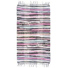 Ковер интерьерный 0.55х1.1 м, ComeForte, Вологодский, прямоугольный, цв. 20051, хлопковый, плетеный, CR-004