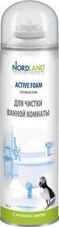 Активная пена Nordland для чистки ванной комнаты, с ароматом лимона, 600мл