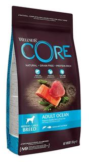 Сухой корм Wellness CORE &quot;Лосось с тунцом&quot; для взрослых собак средних и крупных пород, 1,8кг Cor.E