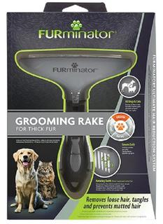Гребень FURminator Rake, вращающиеся зубцы 1,8см