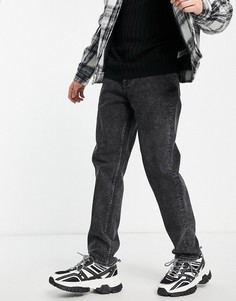 Темно-серые джинсы прямого кроя New Look-Серый
