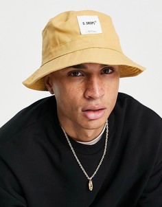 Желтая панама Bershka-Черный