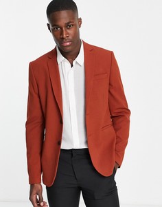 Свадебный пиджак супероблегающего кроя Bolongaro Trevor-Коричневый цвет