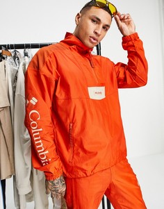 Оранжевая куртка-анорак Columbia-Красный