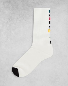 Белые носки с логотипом сзади PS Paul Smith-Белый
