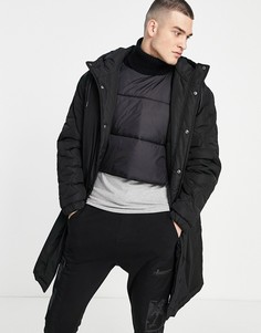 Черная стеганая накидка Topman-Черный цвет