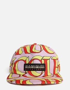 Розовая кепка Napapijri x Fiorucci-Розовый цвет