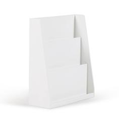Книжный шкаф adiventina (la forma) белый 59x69x23 см.