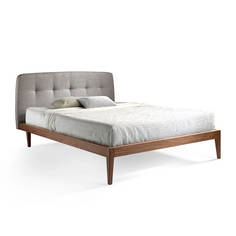 Кровать cara (angel cerda) серый 162x98x217 см.