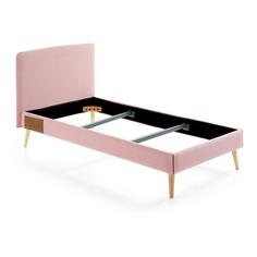 Кровать lydia 90 (la forma) розовый 108x96x203 см.