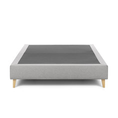 Кровать nikos 140 (la forma) серый 140x36x190 см.