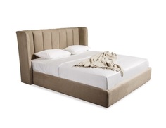 Кровать с решеткой renata menorca (mod interiors) бежевый 180x120x222 см.