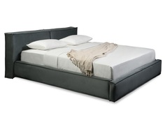 Кровать с решеткой alita menorca (mod interiors) серый 210x84x233 см.