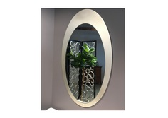 Зеркало venezia (fratelli barri) серебристый 71x121x2 см.