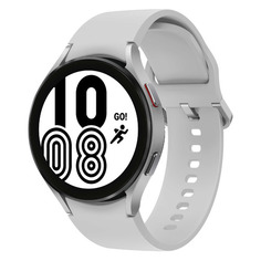 Смарт-часы Samsung Galaxy Watch 4, 44мм, 1.4", серебристый / серебристый [sm-r870nzsacis]
