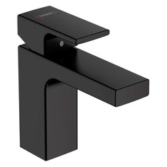 Смеситель для раковины (умывальника) HANSGROHE Vernis Shape 71561000, черный [71569670]