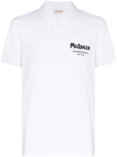 Alexander McQueen рубашка поло с логотипом