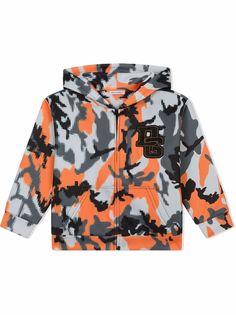 Dolce & Gabbana Kids худи на молнии с камуфляжным принтом