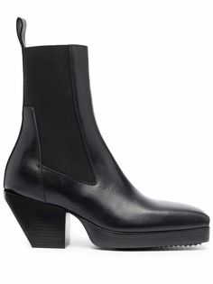 Rick Owens ботильоны с квадратным носком