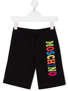 Moschino Kids шорты с логотипом