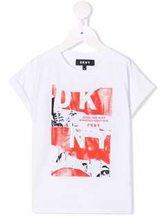 Dkny Kids футболка с логотипом