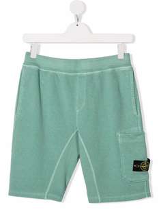 Stone Island Junior шорты карго из джерси