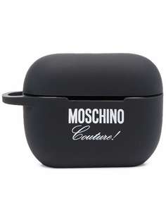 Moschino чехол для AirPods с логотипом