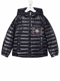 Moncler Enfant пуховик с капюшоном