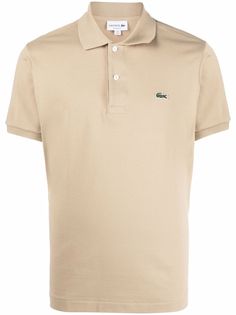 Lacoste рубашка поло с нашивкой-логотипом