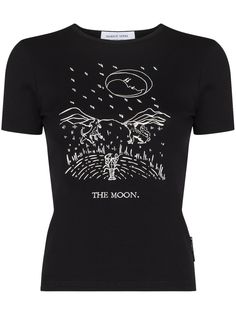 Marine Serre футболка с принтом The Moon